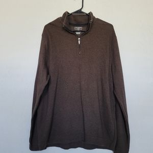 VAN HEUSEN flex large classic fit 60% cotton 40% Polyester brown pullover